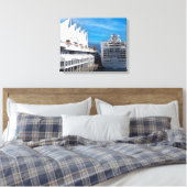 Grand Princess Cruise, Impressionisme Impasto Styl Canvas Afdruk (Insitu (Slaapkamer))