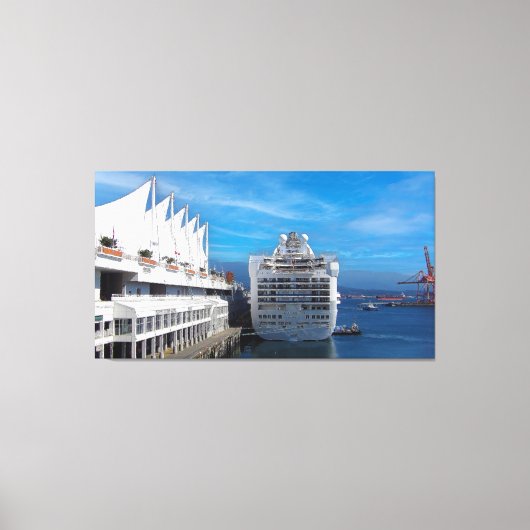 Grand Princess Cruise, Impressionisme Impasto Styl Canvas Afdruk (Voorkant)