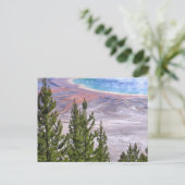 Grand Prismatic Overlook Briefkaart (Staand voorkant)