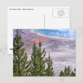 Grand Prismatic Overlook Briefkaart (Voorkant / Achterkant)