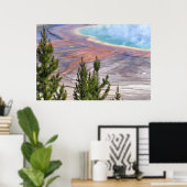 Grand Prismatic Overlook Poster (Thuiskantoor)