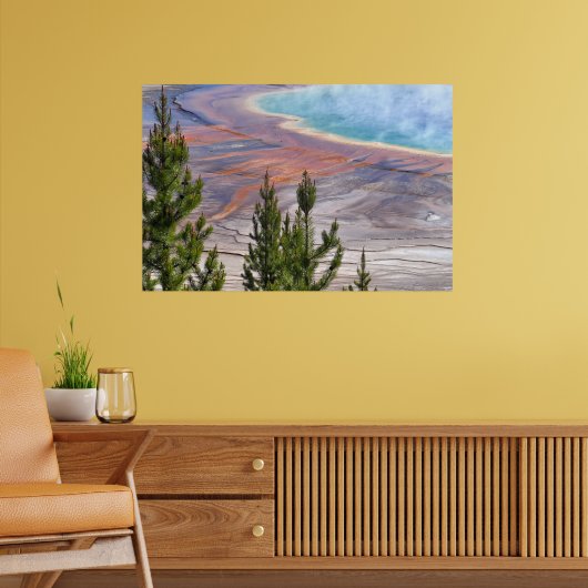 Grand Prismatic Overlook Poster (Woonkamer 2)