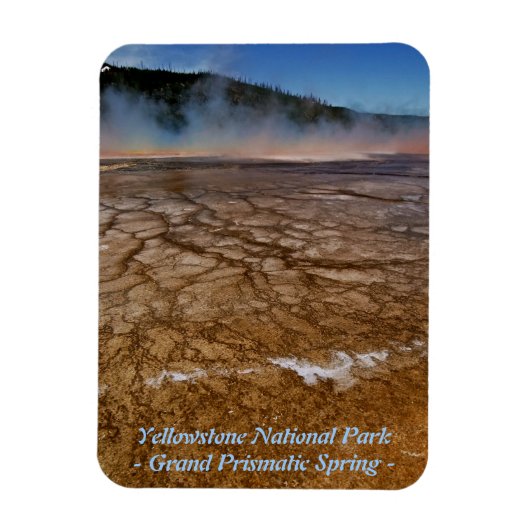GRAND PRISMATIC SPRING IN YELLOWSTONE PARK (11) MAGNEET (Verticaal)