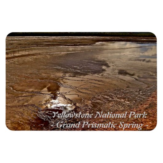 GRAND PRISMATIC SPRING IN YELLOWSTONE PARK (12) MAGNEET (Horizontaal)