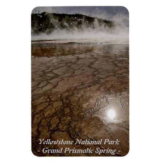 GRAND PRISMATIC SPRING IN YELLOWSTONE PARK (14) MAGNEET (Verticaal)
