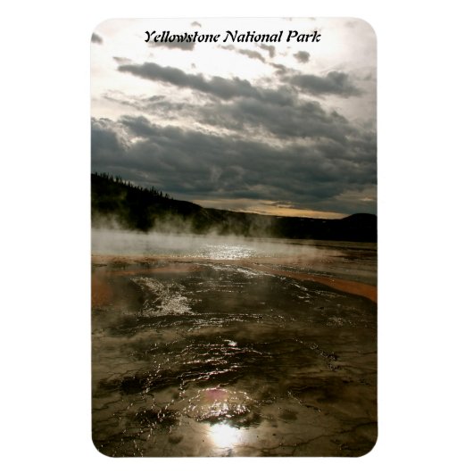 GRAND PRISMATIC SPRING IN YELLOWSTONE PARK (16) MAGNEET (Verticaal)