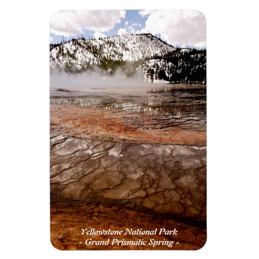 GRAND PRISMATIC SPRING IN YELLOWSTONE PARK (9) MAGNEET (Verticaal)