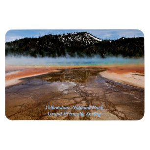 GRAND PRISMATIC SPRING IN YELLOWSTONE PARK MAGNEET
