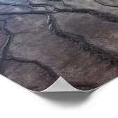 Grand Prismatic Spring Reflecties Poster (Hoek)