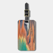 Grand Prismatic Spring Runoff Bagagelabel (Voorkant verticaal)