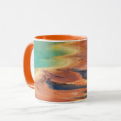 Grand Prismatic Spring Runoff Mok (Voorkant links)