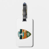 Grand Prismatic Spring Yellowstone Arrowhead Bagagelabel (Achterkant verticaal)