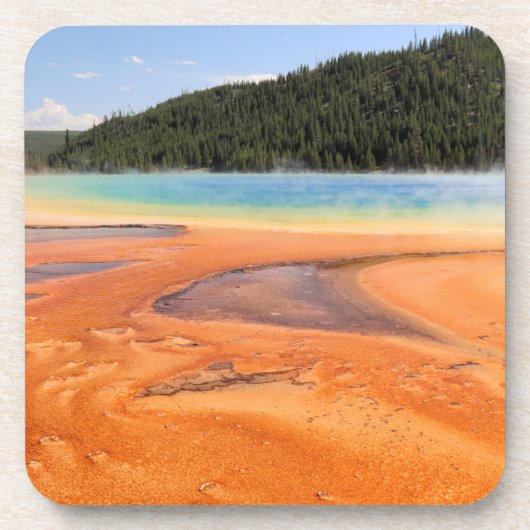 Grand Prismatic Spring, Yellowstone National Park Bier Onderzetter (Voorkant)