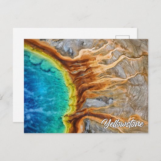 Grand Prismatic Spring, Yellowstone National Park Briefkaart (Voorkant / Achterkant)