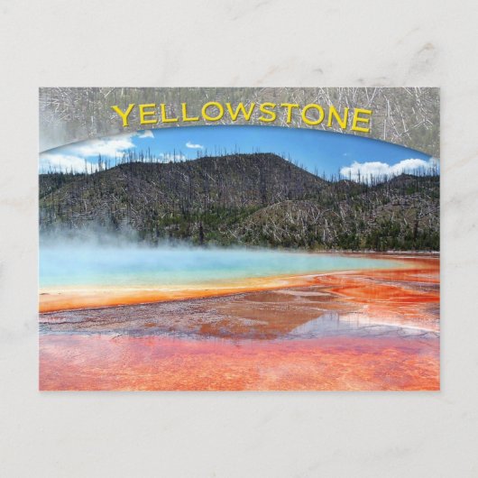 Grand Prismatic Spring, Yellowstone National Park Briefkaart (Voorkant)