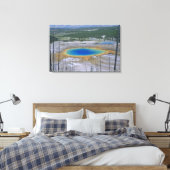 Grand Prismatic Spring, Yellowstone National Park, Canvas Afdruk (Insitu (Slaapkamer))