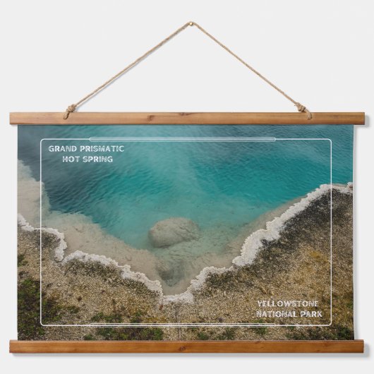 Grand Prismatic Yellowstone Hangend Wandkleed (Voorkant)