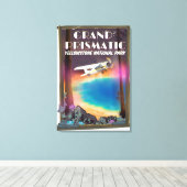 Grand Prismatic, Yellowstone National Park, VS Canvas Afdruk (Insitu (Houten vloer))