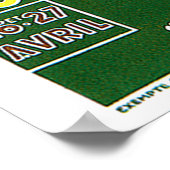 Grand Prix ad Poster 1930 Algerije (Hoek)