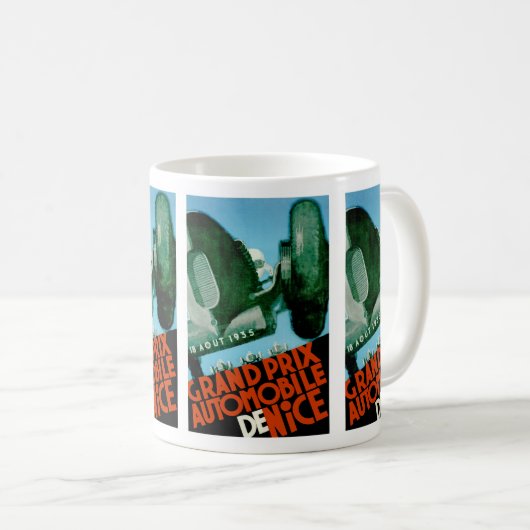 Grand Prix Automobile de Nice Koffiemok (Voorkant rechts)