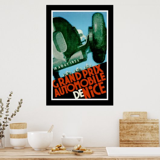 Grand Prix Automobile de Nice Poster (Keuken)