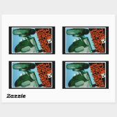 Grand Prix Automobile de Nice Rechthoekige Sticker (Vel)