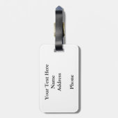 Grand Prix-bagage Bagagelabel (Achterkant verticaal)