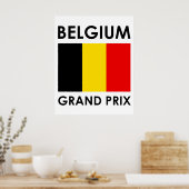 Grand Prix België Poster (Keuken)