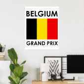 Grand Prix België Poster (Thuiskantoor)