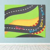 Grand Prix Canvas Afdruk (Insitu (Houten vloer))