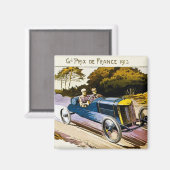 Grand Prix de France 1913 Magneet (Voorkant / Achterkant)