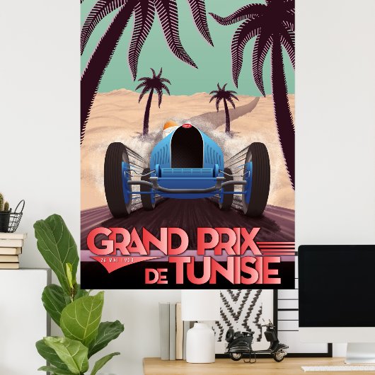 Grand Prix de Tunesische Poster 1933 (Thuiskantoor)