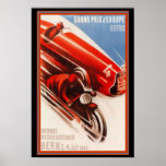 Grand Prix d'Europe Art Deco Print<br><div class="desc">Grand Prix van Europa Art Deco Print door Alex Kow</div>