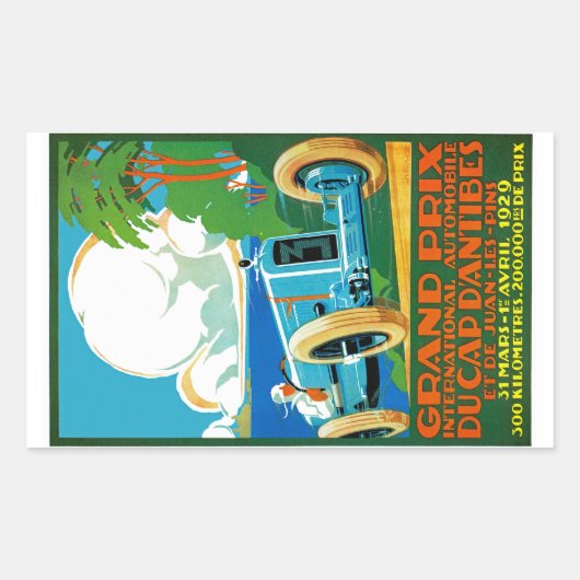 Grand Prix Du Pet d'Antibes Rechthoekige Sticker (Voorkant)