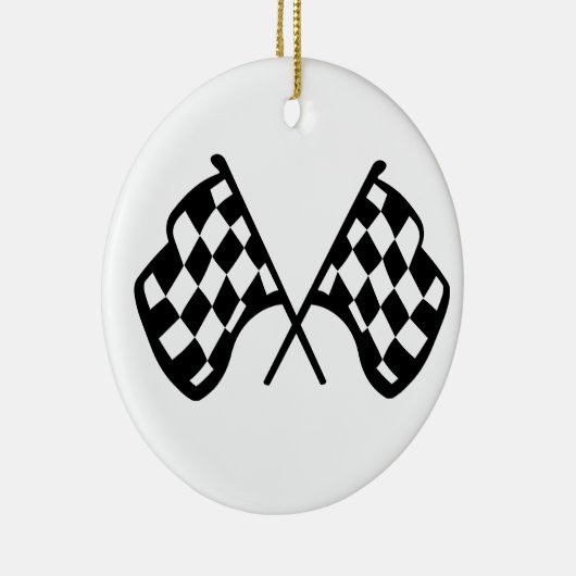 Grand Prix Flags Keramisch Ornament (Rechts)
