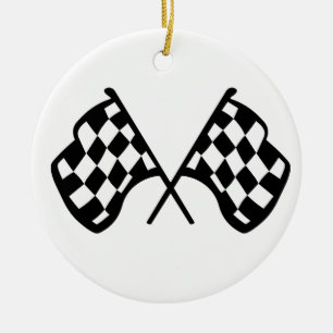Grand Prix Flags Keramisch Ornament
