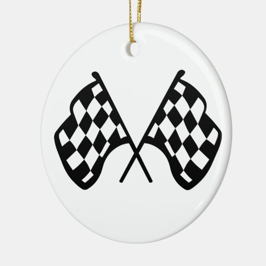 Grand Prix Flags Keramisch Ornament (Links)