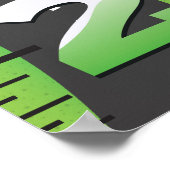 Grand Prix-groei grafiek. Poster (Hoek)