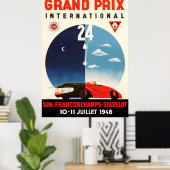 Grand Prix International Spa Francorchamps 1948 Poster (Thuiskantoor)
