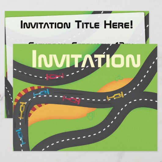 Grand Prix Kaart (Voorkant / Achterkant)