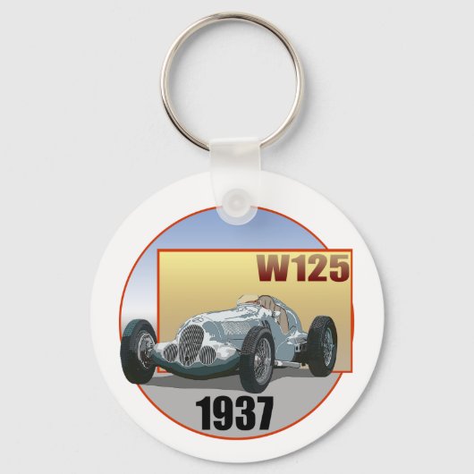 Grand Prix-klasse W125 1937 Sleutelhanger (Voorkant)
