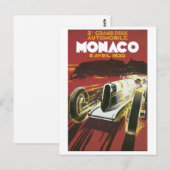 Grand Prix Monaco Avril 1930 Briefkaart (Voorkant / Achterkant)