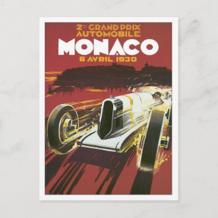  Grand Prix Monaco Briefkaart