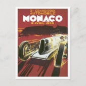  Grand Prix Monaco Briefkaart (Voorkant)