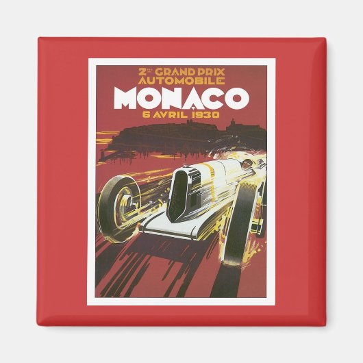 Grand Prix Monaco Magneet (Voorkant)
