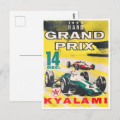 Grand Prix-race van Kyalami 1963 Briefkaart (Voorkant / Achterkant)
