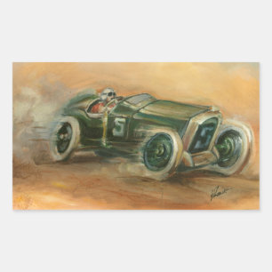 Grand Prix Racecar van Frankrijk: Ethan Harper Rechthoekige Sticker