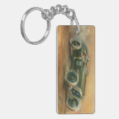 Grand Prix Racecar van Frankrijk: Ethan Harper Sleutelhanger (Voorkant Links)