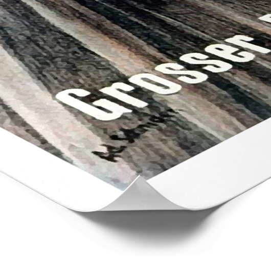 Grand Prix-races van Zurich 1939 Racing Poster (Hoek)