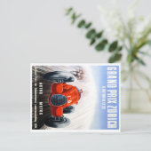 Grand Prix-races van Zurich 1939 Racing Poster Briefkaart (Staand voorkant)